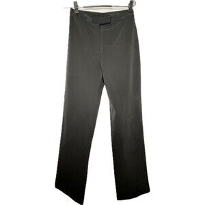 Shin Choi For Bergdorf Goodman Black‎ High Rise Straight Leg Trousers Size 8